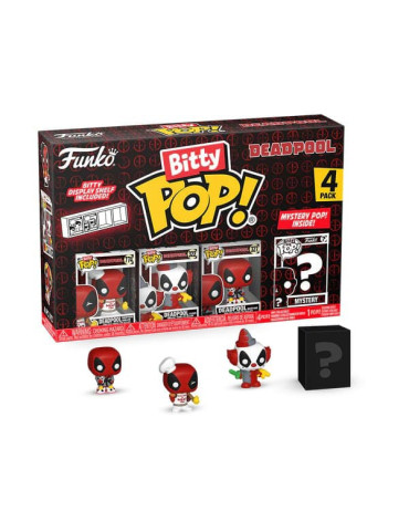 Deadpool Bitty POP! Vinyl Figure 4-Pack BBQ Master 2,5 cm