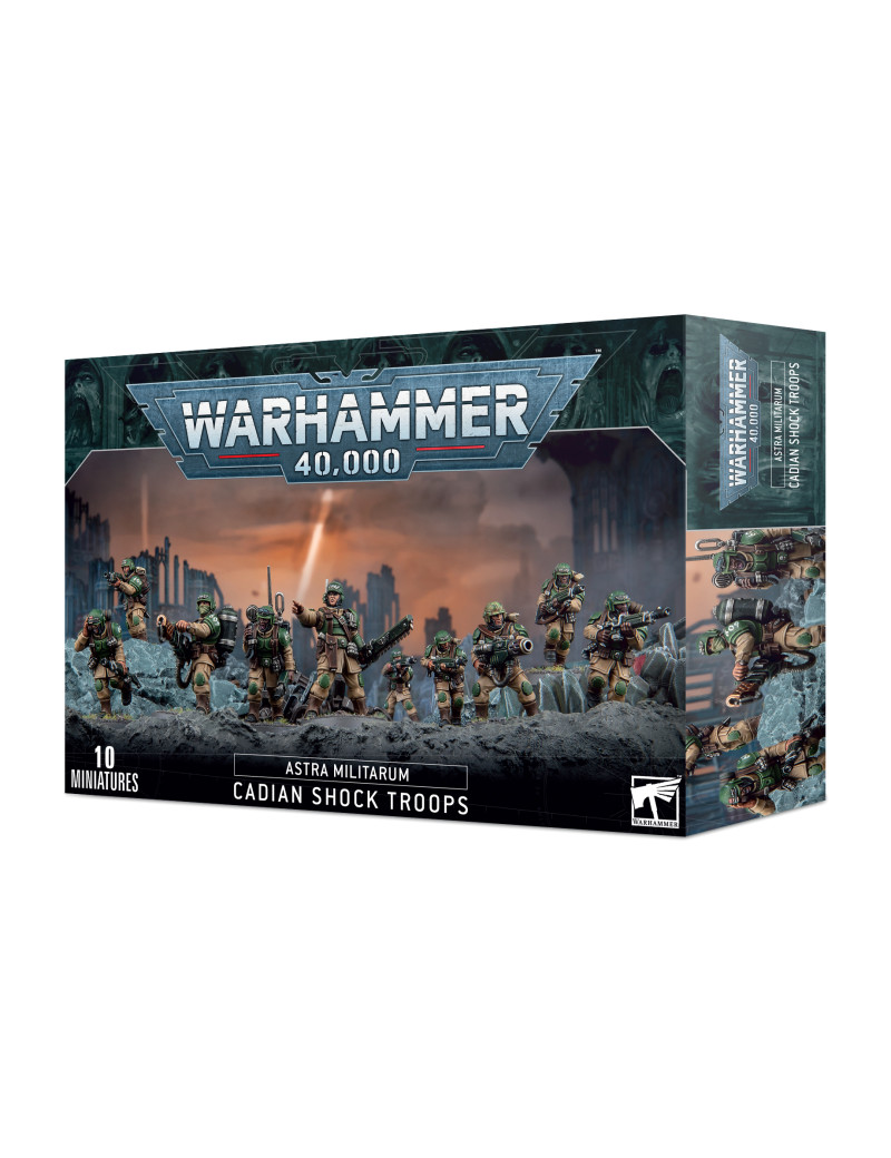 Warhammer 40,000 Astra Militarum Cadian Shock Troops