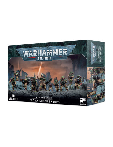 Warhammer 40,000 Astra Militarum Cadian Shock Troops