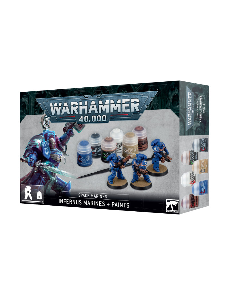 Warhammer 40,000 Space Marines Infernus Paint Set