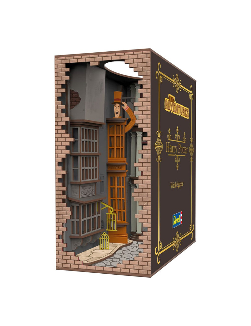 Harry Potter Tiny Adventures Book Nook Mini Diorama Diagon Alley 23 cm - Da costruire