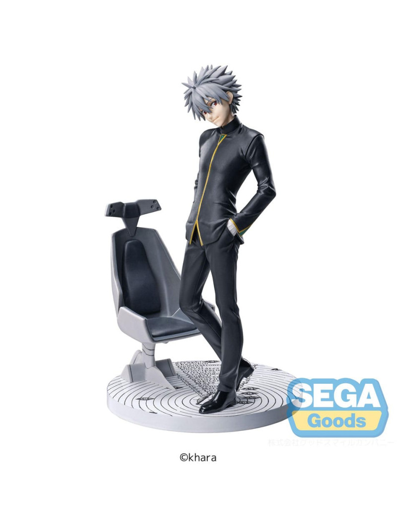 Evangelion: 3.0+1.0 Thrice Upon a Time Luminasta PVC Statue Kaworu Nagisa Commander Suit Ver. 2 20 cm