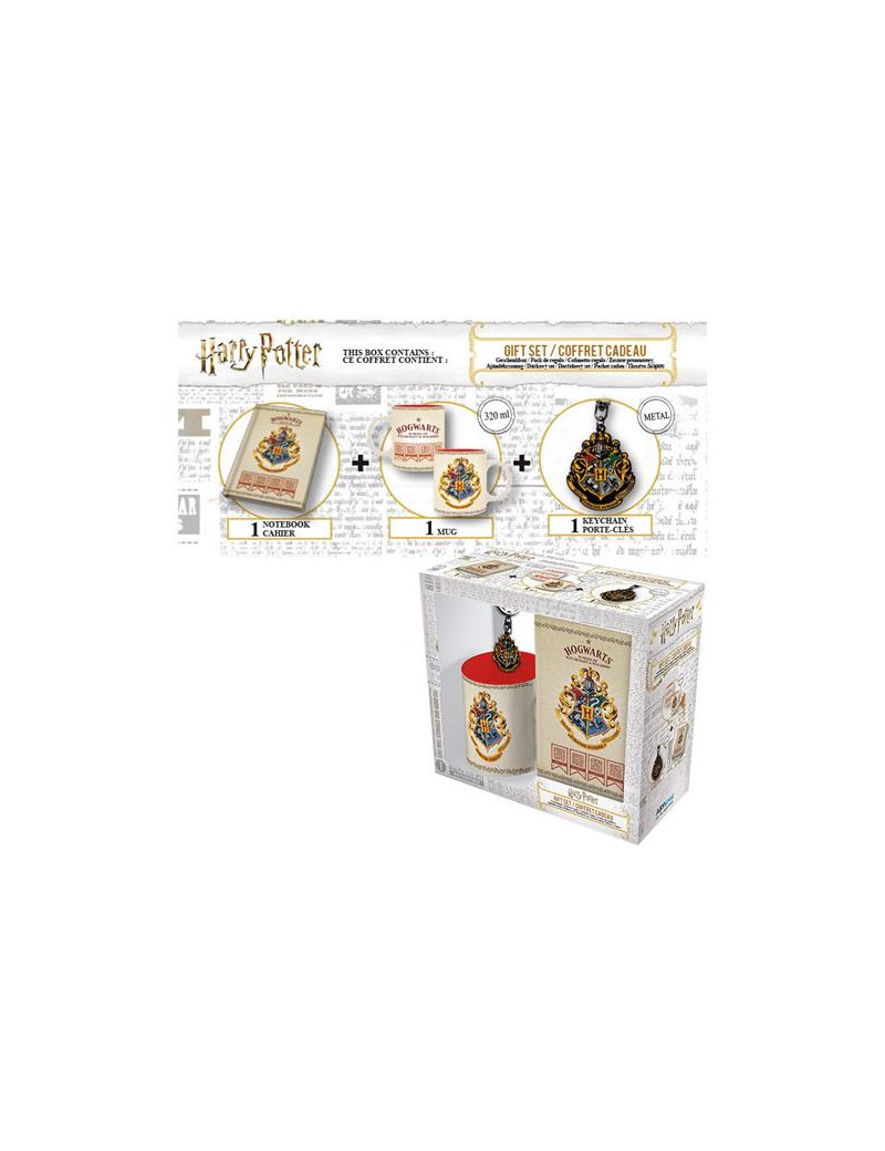 Harry Potter - Tazza + Portachiavi + Taccuino