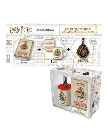 Harry Potter - Tazza + Portachiavi + Taccuino