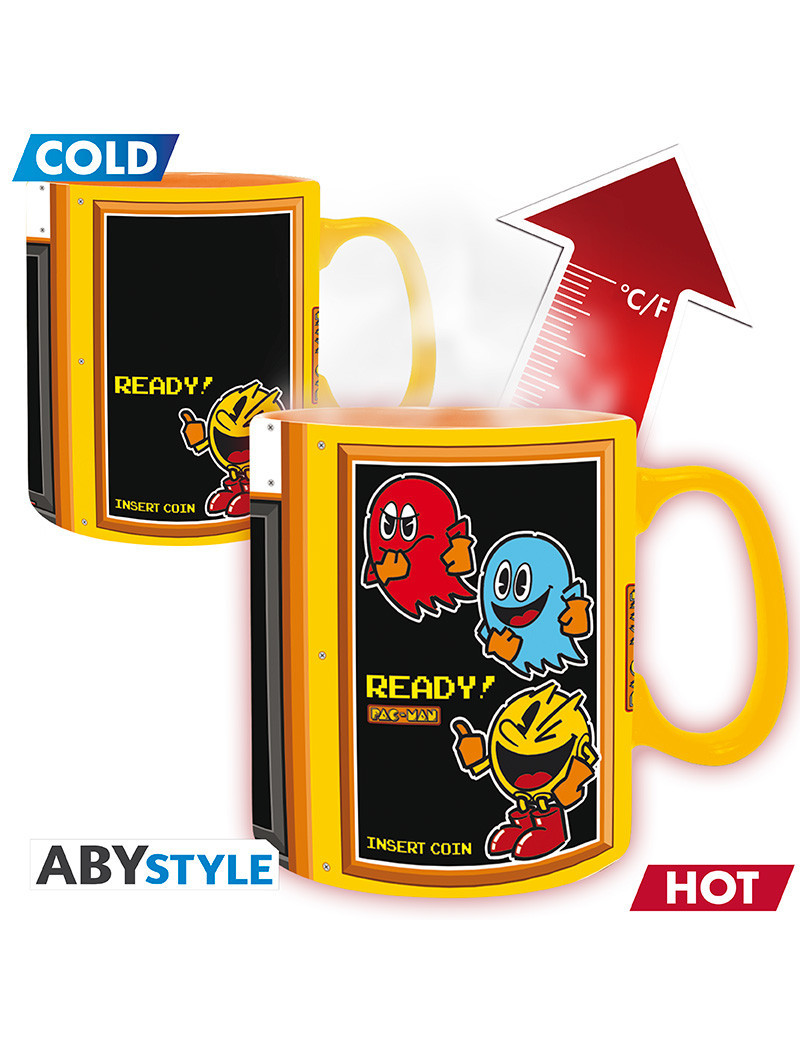 Pac-Man - Tazza Heat Change - 460 ml - Arcade