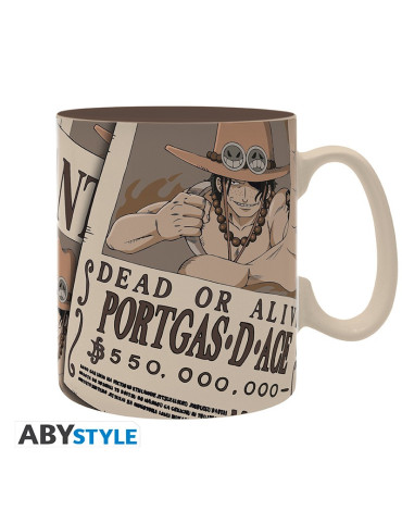 One Piece - Tazza - 460ml - Wanted Ace