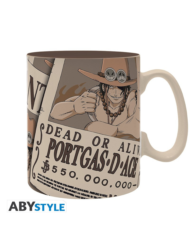 One Piece - Tazza - 460ml - Wanted Ace