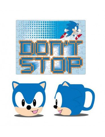 Sonic the Hedgehog Mug & Jigsaw Puzzle Set Sonic